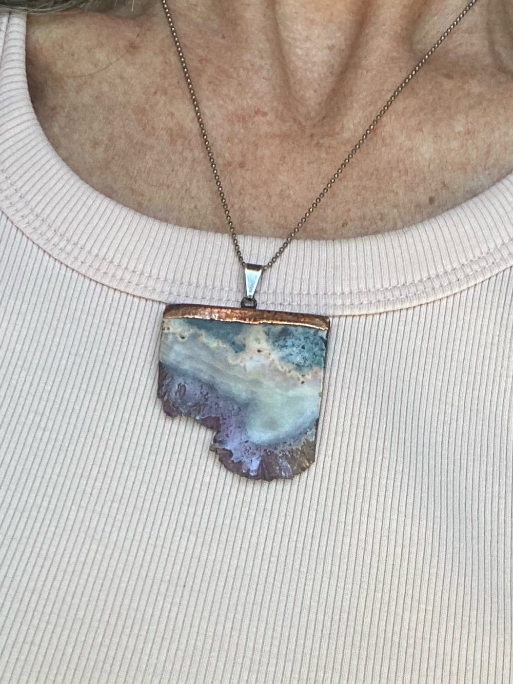 AMETHYST stalactite charm